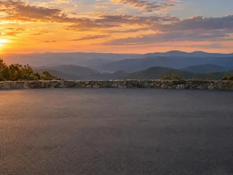Mountain Overlook backdrop